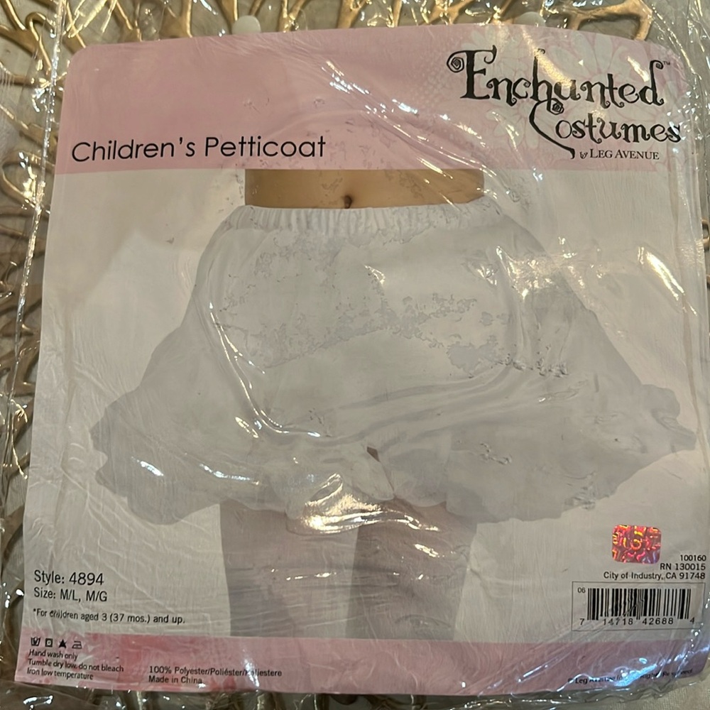 M/L children’s petticoat, Leg Avenue